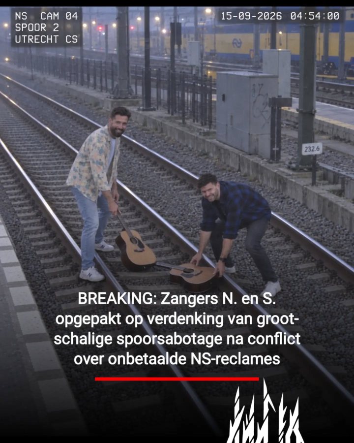 De twee zouden nooit zijn betaald voor hun medewerking aan NS-reclames en uit onvrede daarover op deze manier…